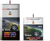 AB-CC2222 Kit – 2:1 High Solids Clear Coat + 2K UV Fast Hardener | Quick Drying for Cold Weather | High Gloss Finish | Excellent Flow & Easy Application for Automotive Refinishing