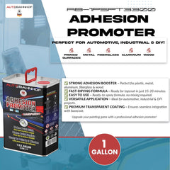 Plastic Adhesion Promoter – Transparent, Quick-Drying Primer for Automotive Bumpers, PVC, and Plastic Surfaces – Professional-Grade Adhesion Enhancer (1 Gallon)