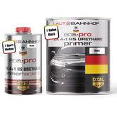 (Primer+Hardener Kit) Eco Pro 2K 4:1 HS Urethane Primer High Build, Controlled Drying, Auto Body & Industrial Refinishing – 1 Gallon Primer + 1 Quart Hardener