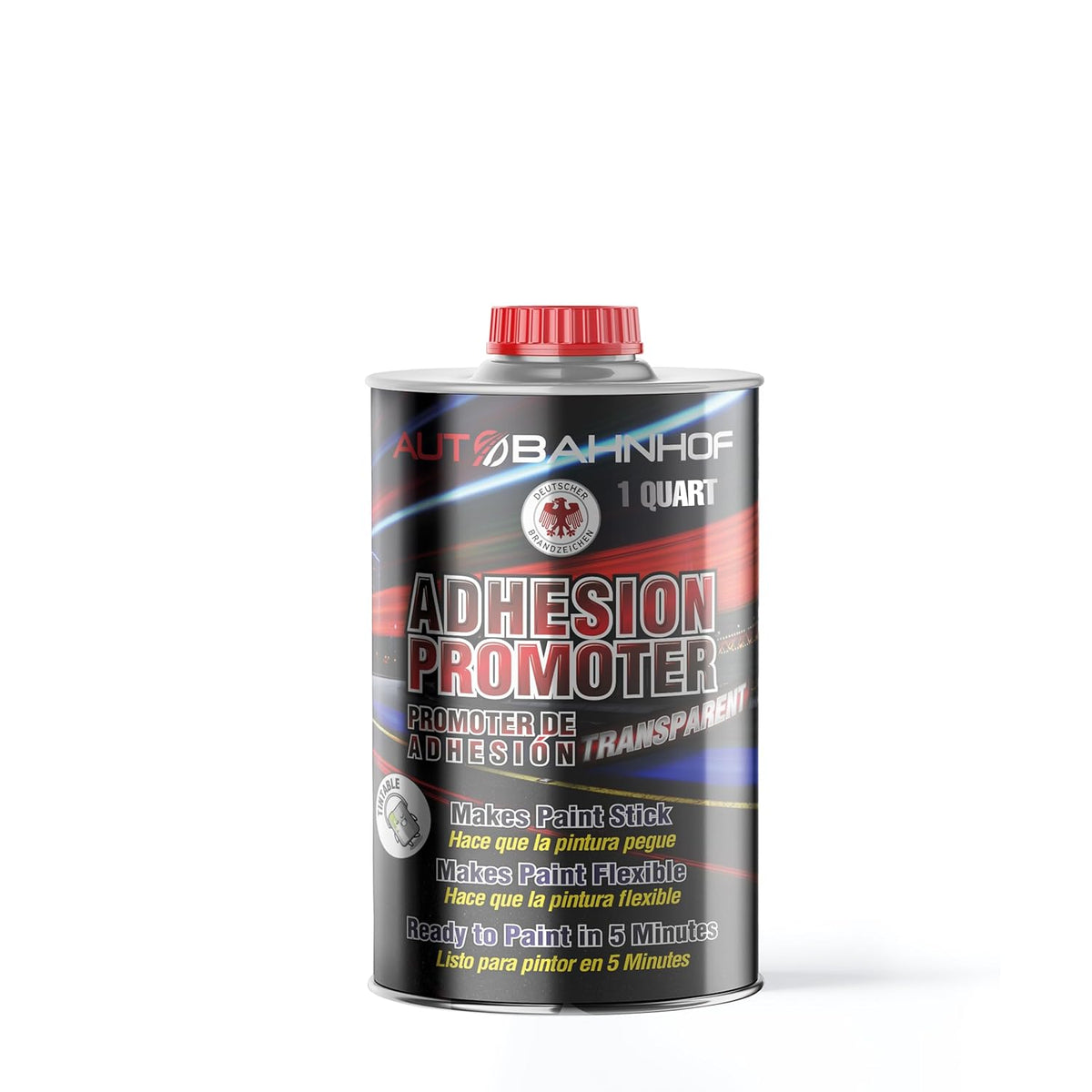 Tintable Adhesion Promoter - Transparent, Quick-Drying Primer for Automotive Bumpers, Plastic, Metal, and Aluminum Surfaces – Professional-Grade Adhesion Enhancer (1 Quart)